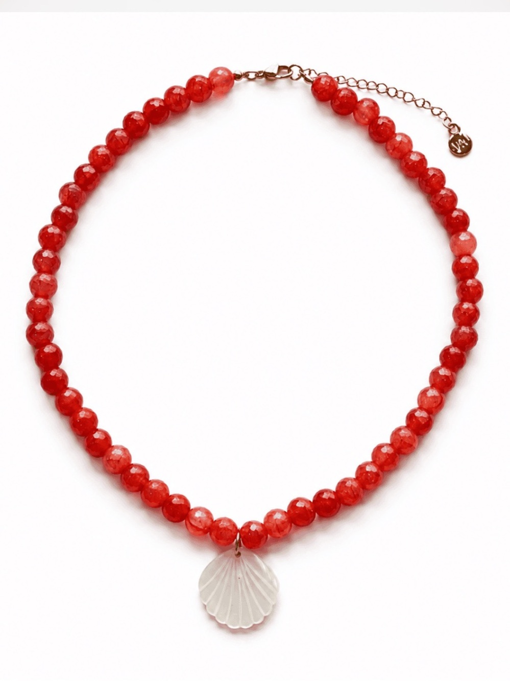 NEW✨ Mayamar Jewelry Coral Shell Drop Necklace MM-01988